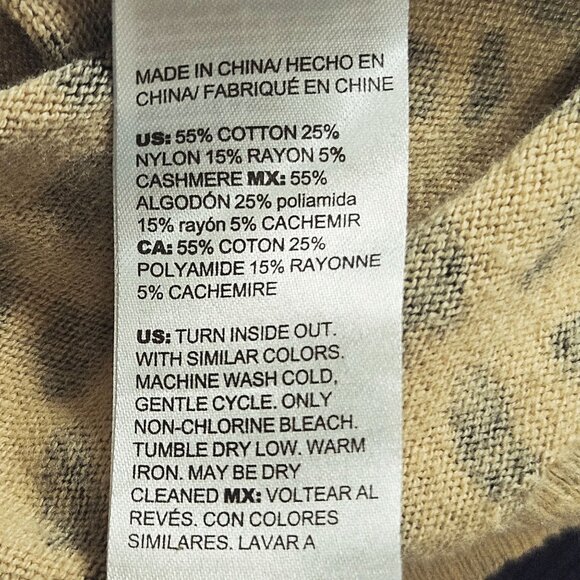 Chicos Blouse Womens Size 3P XLP US sizing Leopard Print V Neck Pullover Top - Picture 7 of 8